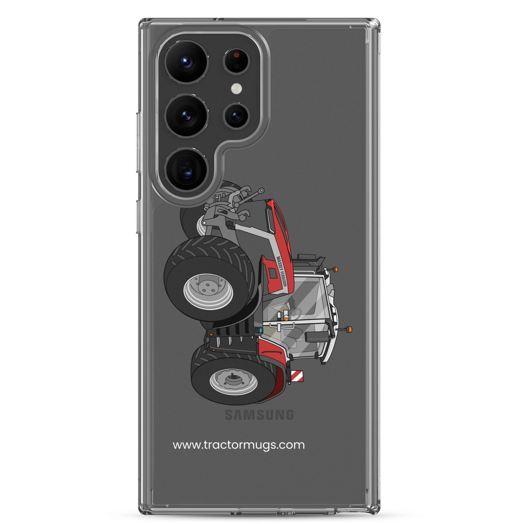The Tractor Mugs Store Samsung Galaxy S23 Ultra Massey Ferguson 9X | Clear Case for Samsung® Quality Farmers Merch