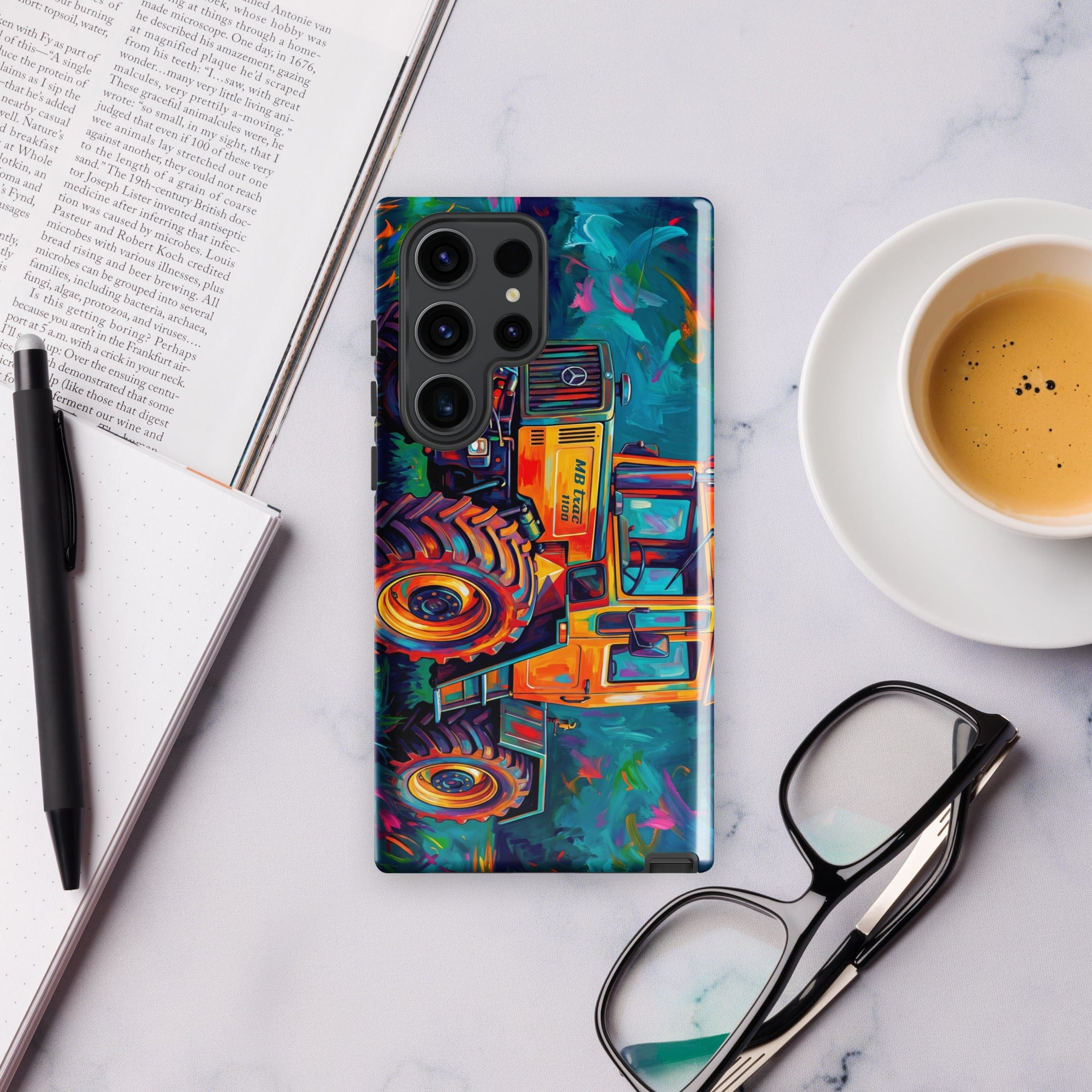 The Tractor Mugs Store Samsung Galaxy S23 Ultra MB TRAC 1100 | Splash Art Tough case for Samsung® Quality Farmers Merch