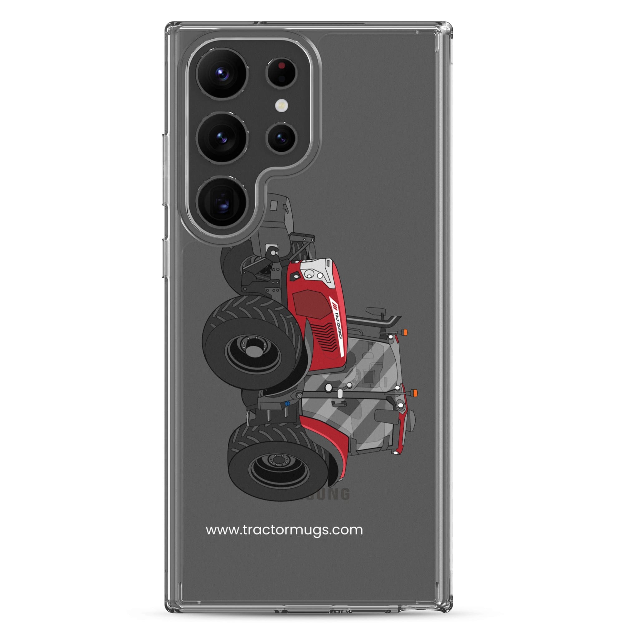 The Tractor Mugs Store Samsung Galaxy S23 Ultra McCormick X6 414 | Clear Case for Samsung® Quality Farmers Merch