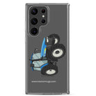 The Tractor Mugs Store Samsung Galaxy S23 Ultra New Holland TM 140 | Clear Case for Samsung® Quality Farmers Merch