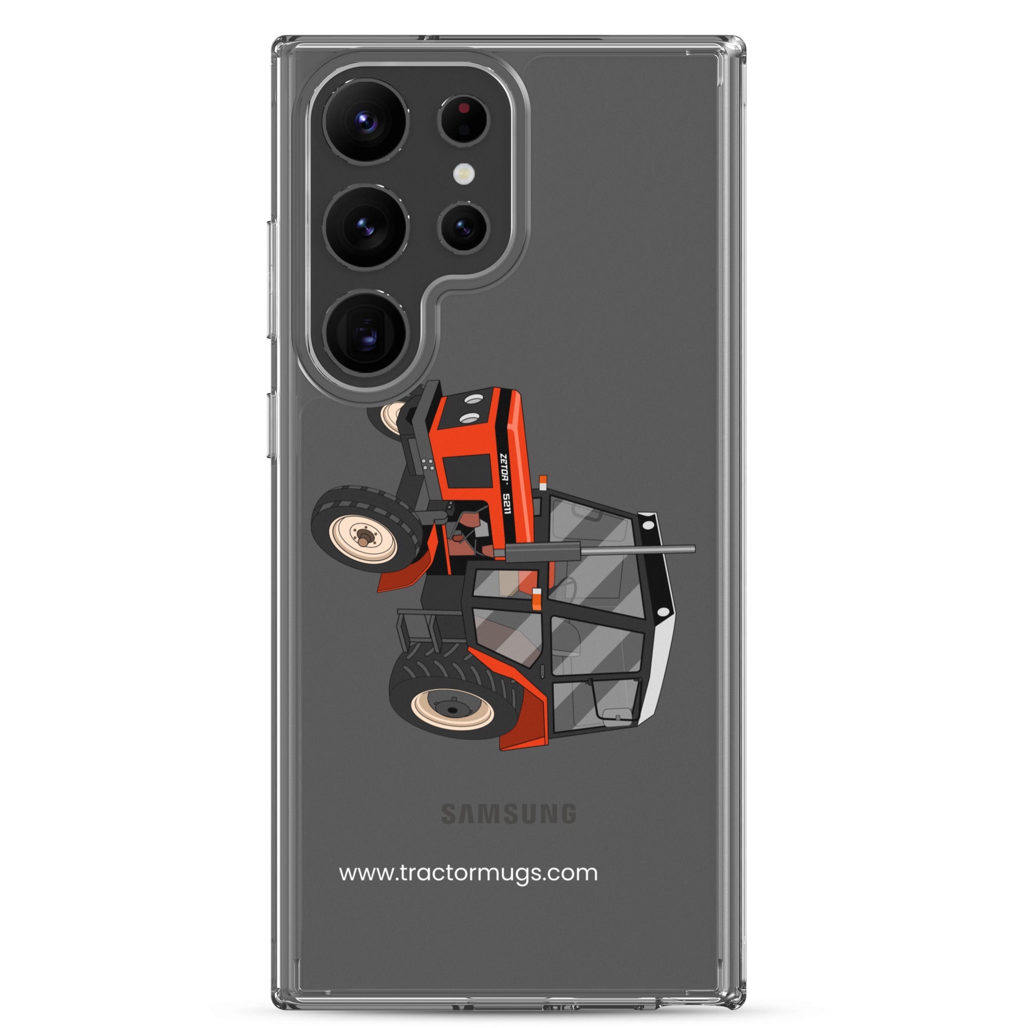 The Tractor Mugs Store Samsung Galaxy S23 Ultra Zetor 5211 | Clear Case for Samsung® Quality Farmers Merch