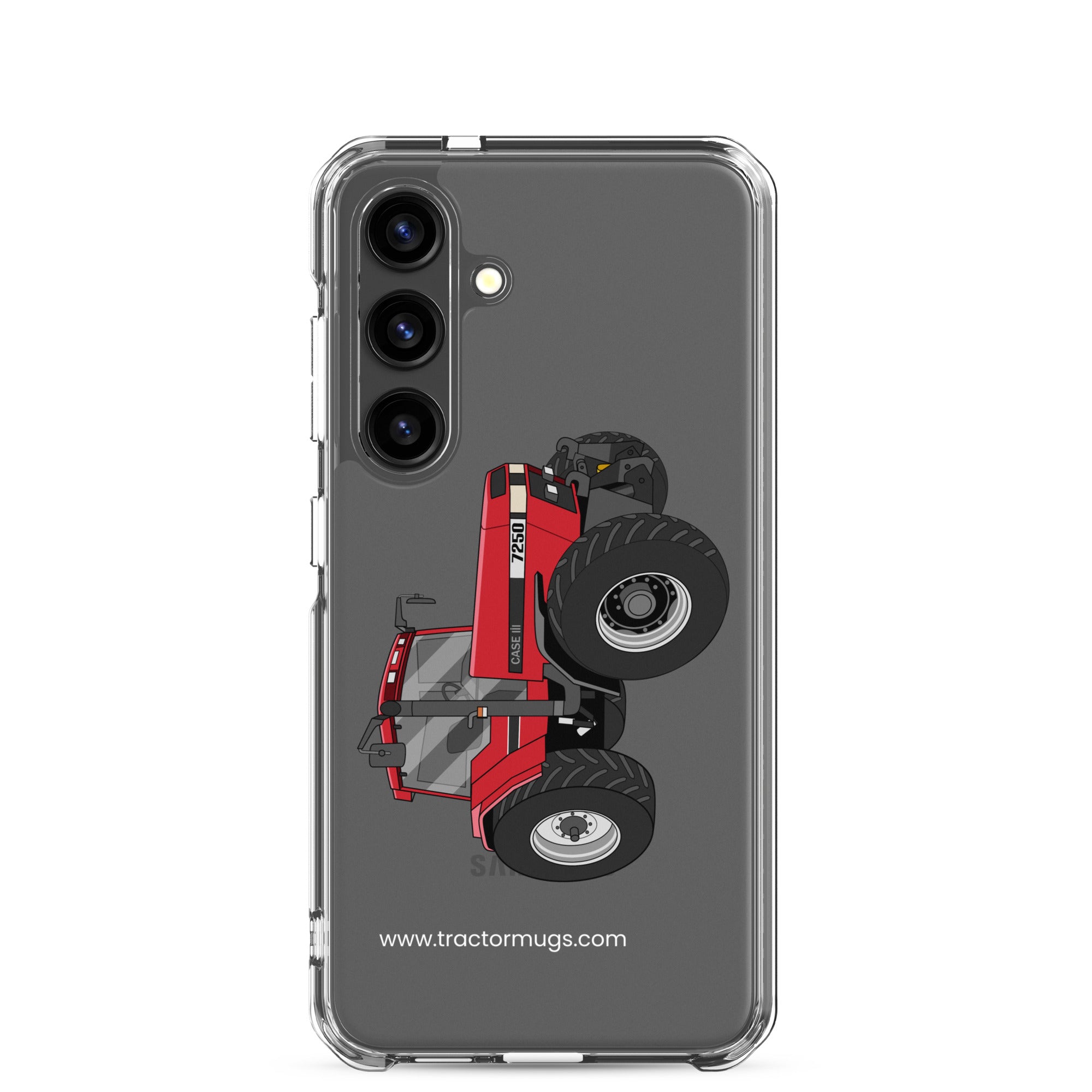 The Tractor Mugs Store Samsung Galaxy S24 Case IH 7250 | Clear Case for Samsung® Quality Farmers Merch