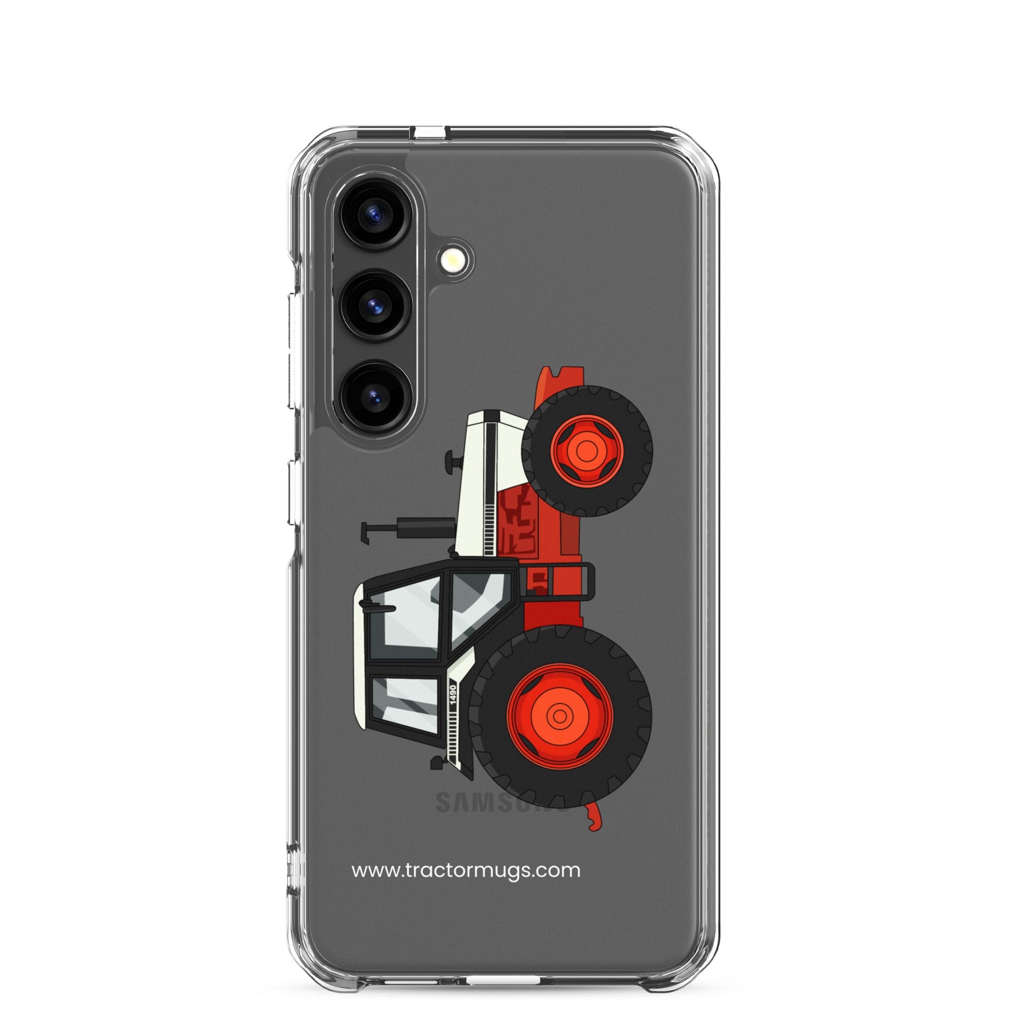 The Tractor Mugs Store Samsung Galaxy S24 David Brown 1490 4WD | Clear Case for Samsung® Quality Farmers Merch