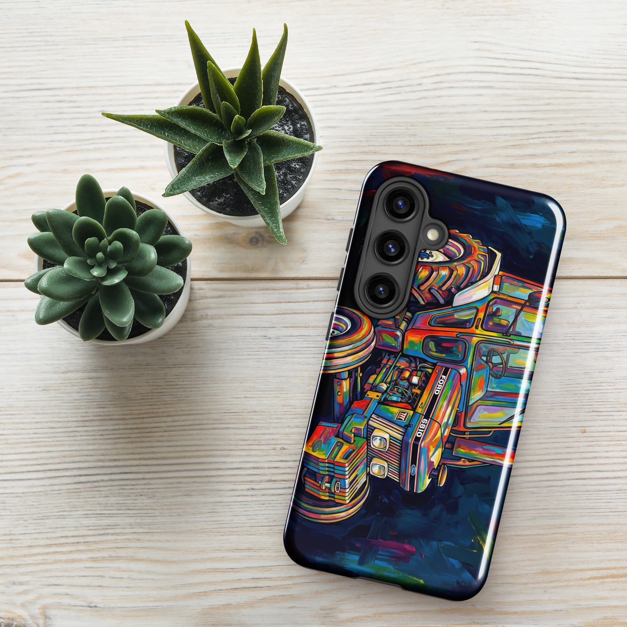 The Tractor Mugs Store Samsung Galaxy S24 Ford 6810 2WD | Splash Art Tough case for Samsung® Quality Farmers Merch