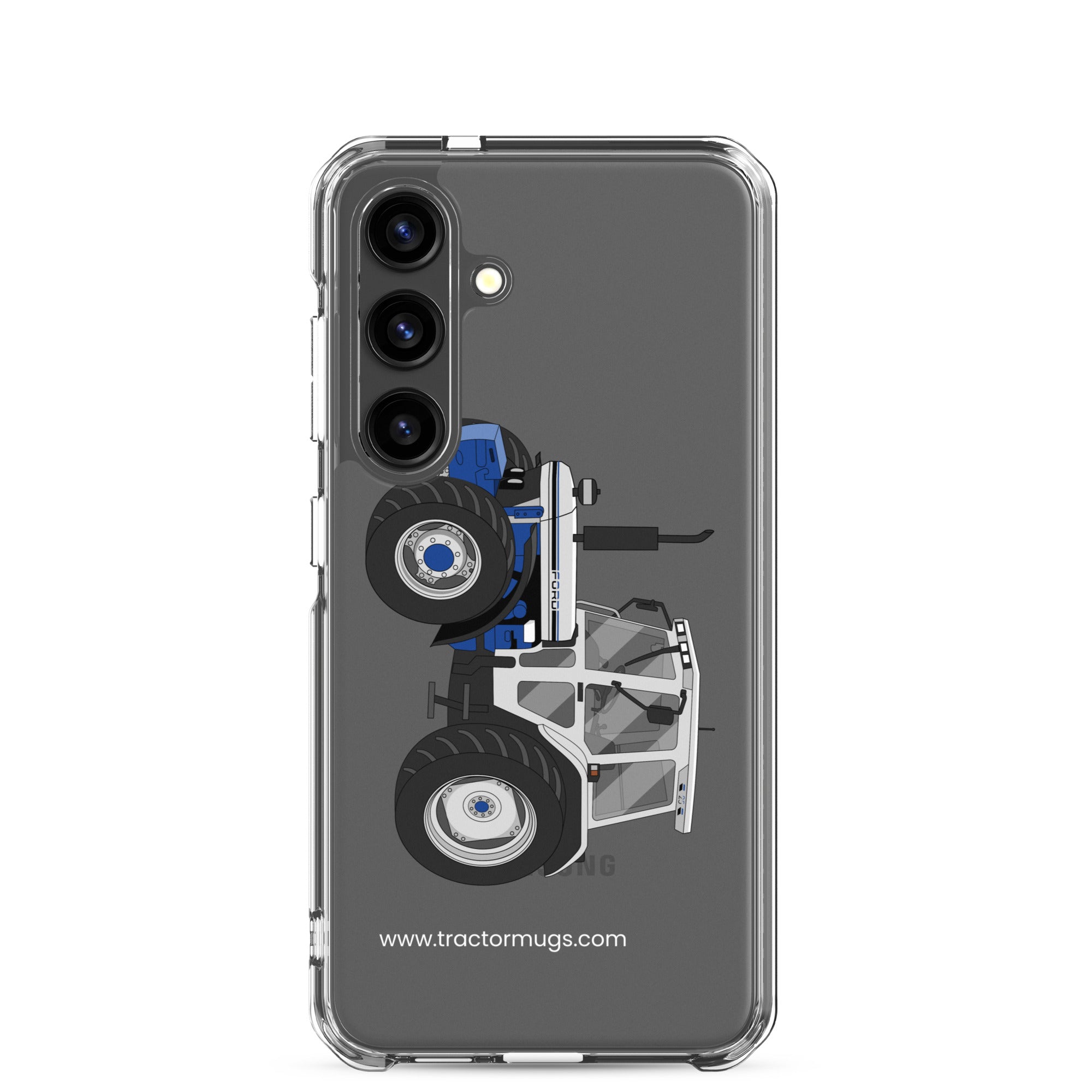 The Tractor Mugs Store Samsung Galaxy S24 Ford 7810 Jubilee Edition SilverTractor | Clear Case for Samsung® Quality Farmers Merch