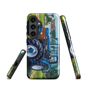 The Tractor Mugs Store Samsung Galaxy S24 Ford 7840 Splash Art | Tough case for Samsung® Quality Farmers Merch