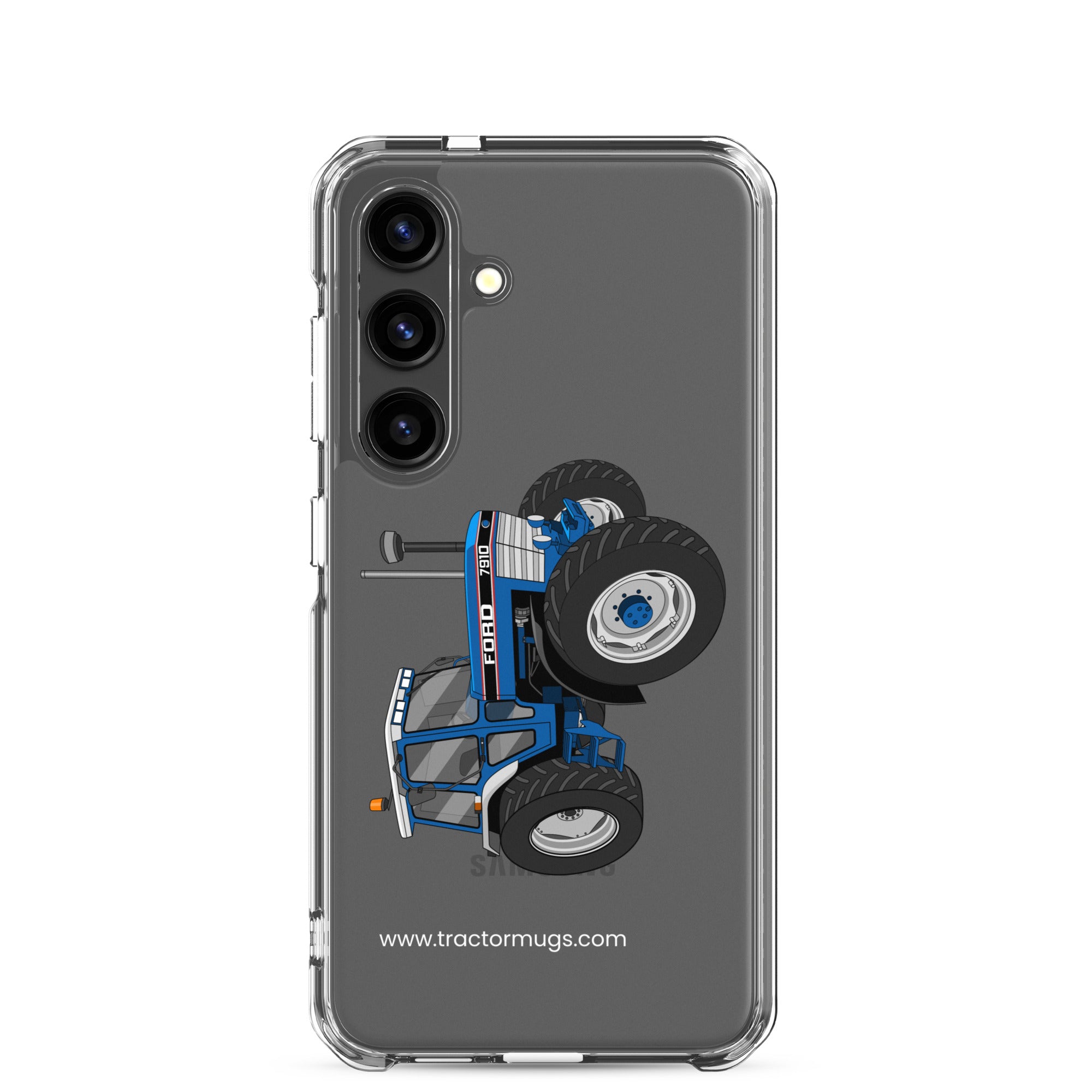 The Tractor Mugs Store Samsung Galaxy S24 Ford 7910 | Clear Case for Samsung® Quality Farmers Merch