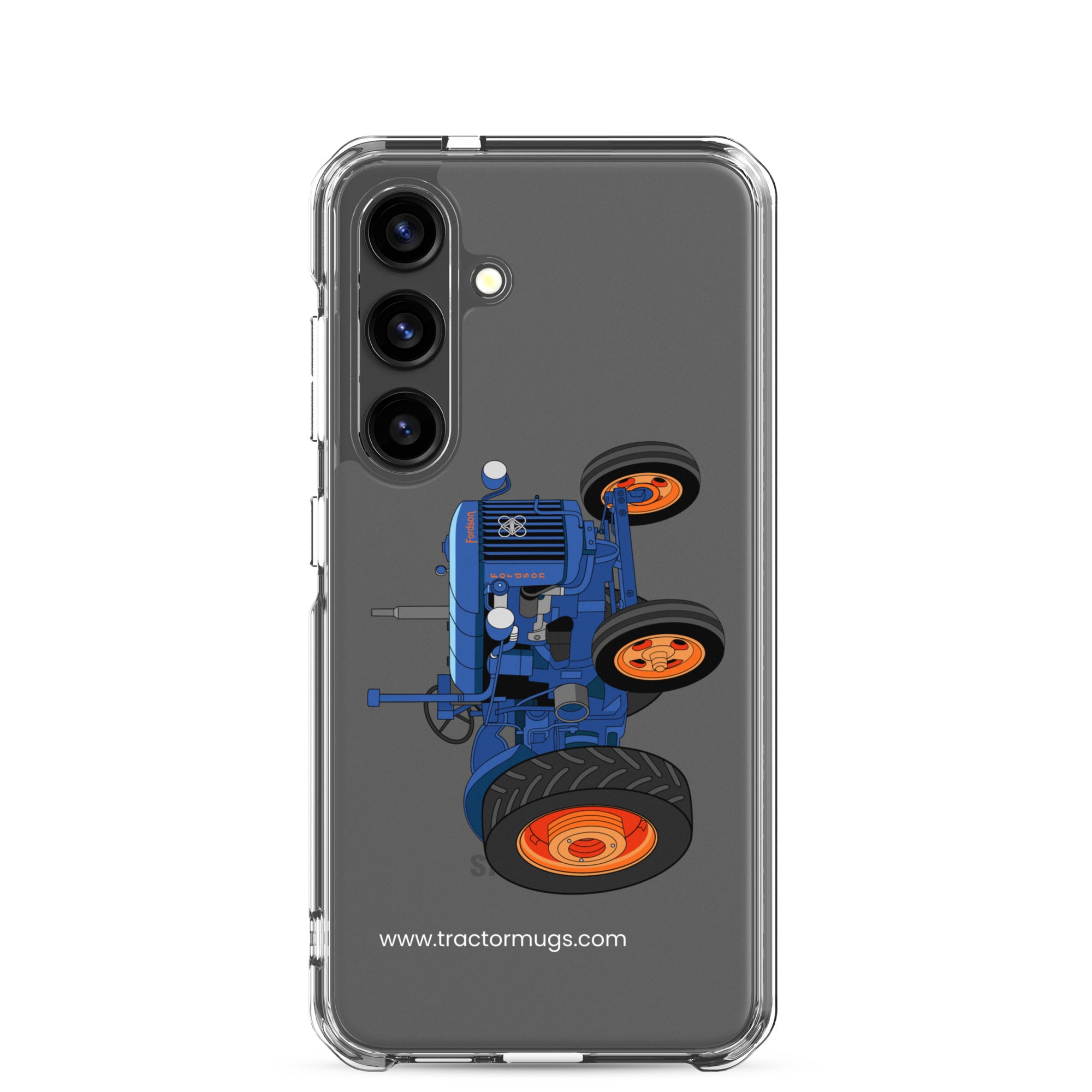 The Tractor Mugs Store Samsung Galaxy S24 Fordson E27N L4 | Clear Case for Samsung® Quality Farmers Merch