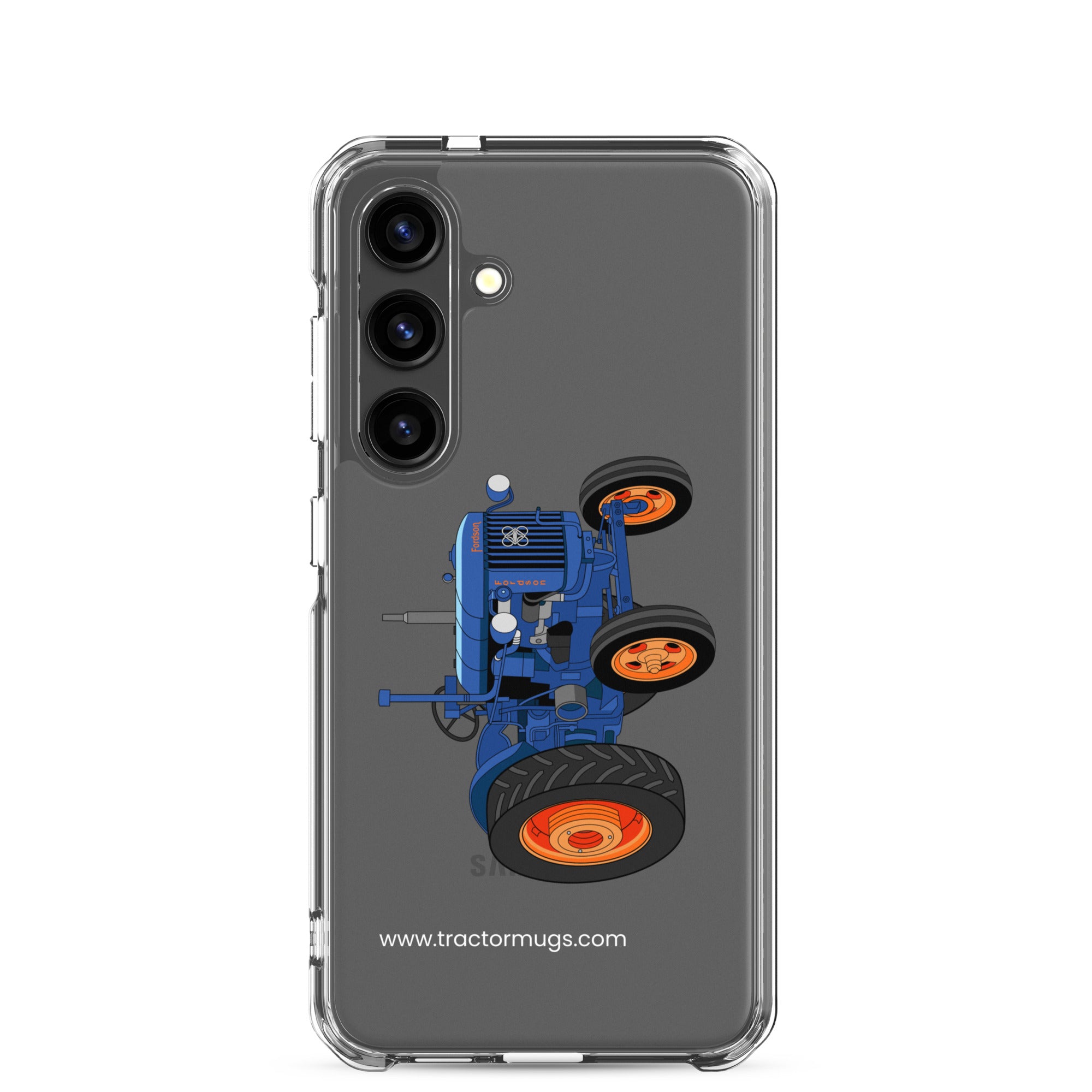 The Tractor Mugs Store Samsung Galaxy S24 Fordson E27N L4a | Clear Case for Samsung® Quality Farmers Merch