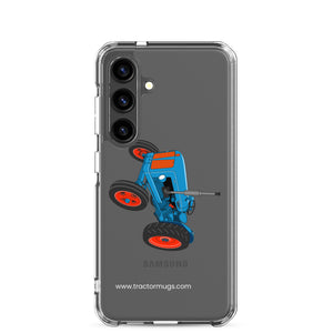 The Tractor Mugs Store Samsung Galaxy S24 Fordson Super Dexta | Clear Case for Samsung® Quality Farmers Merch