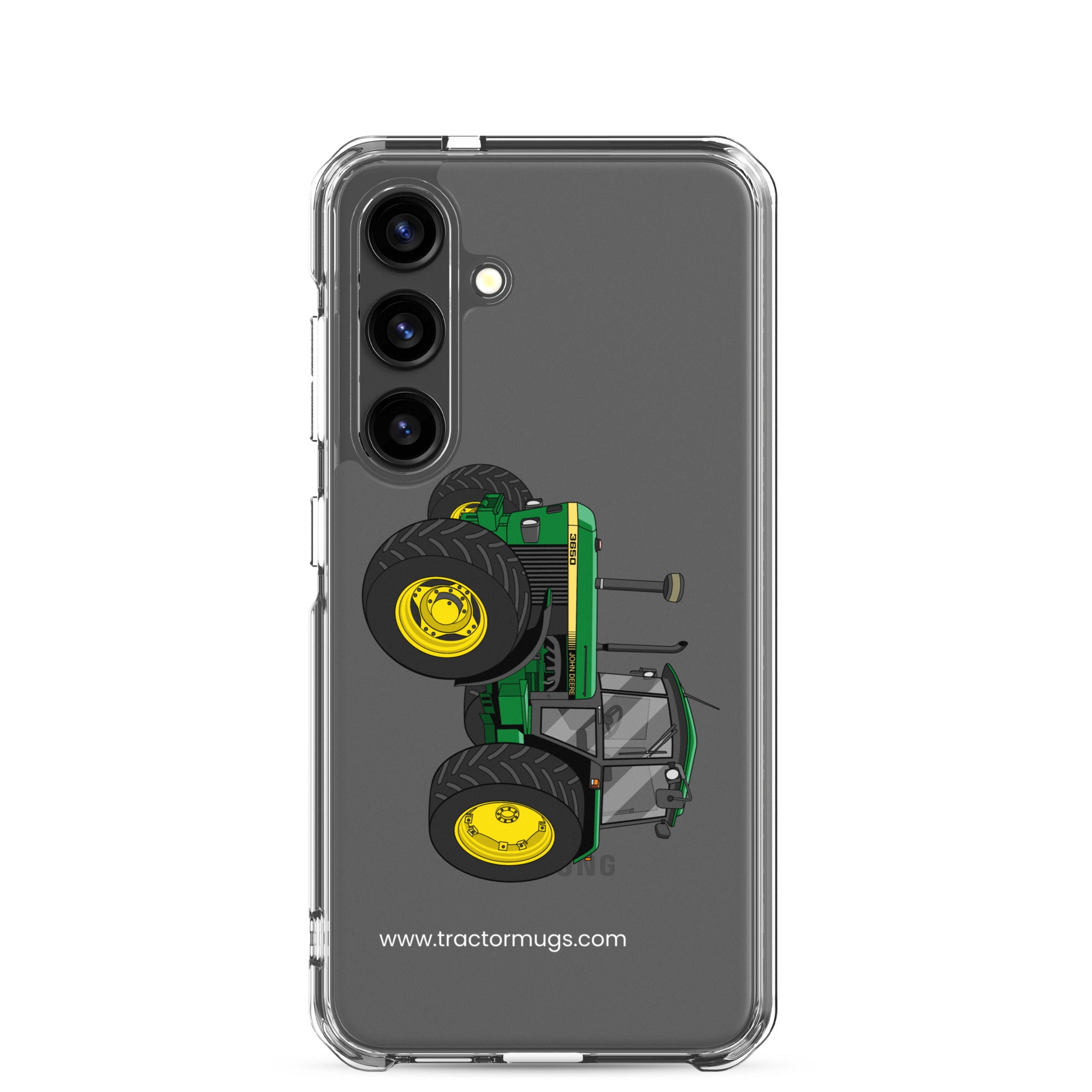 The Tractor Mugs Store Samsung Galaxy S24 John Deere 3650 | Clear Case for Samsung® Quality Farmers Merch