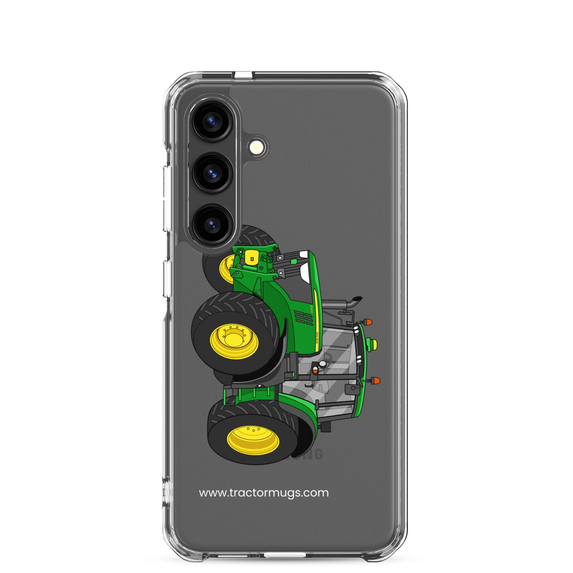 The Tractor Mugs Store Samsung Galaxy S24 John Deere 6120 M | Clear Case for Samsung® Quality Farmers Merch