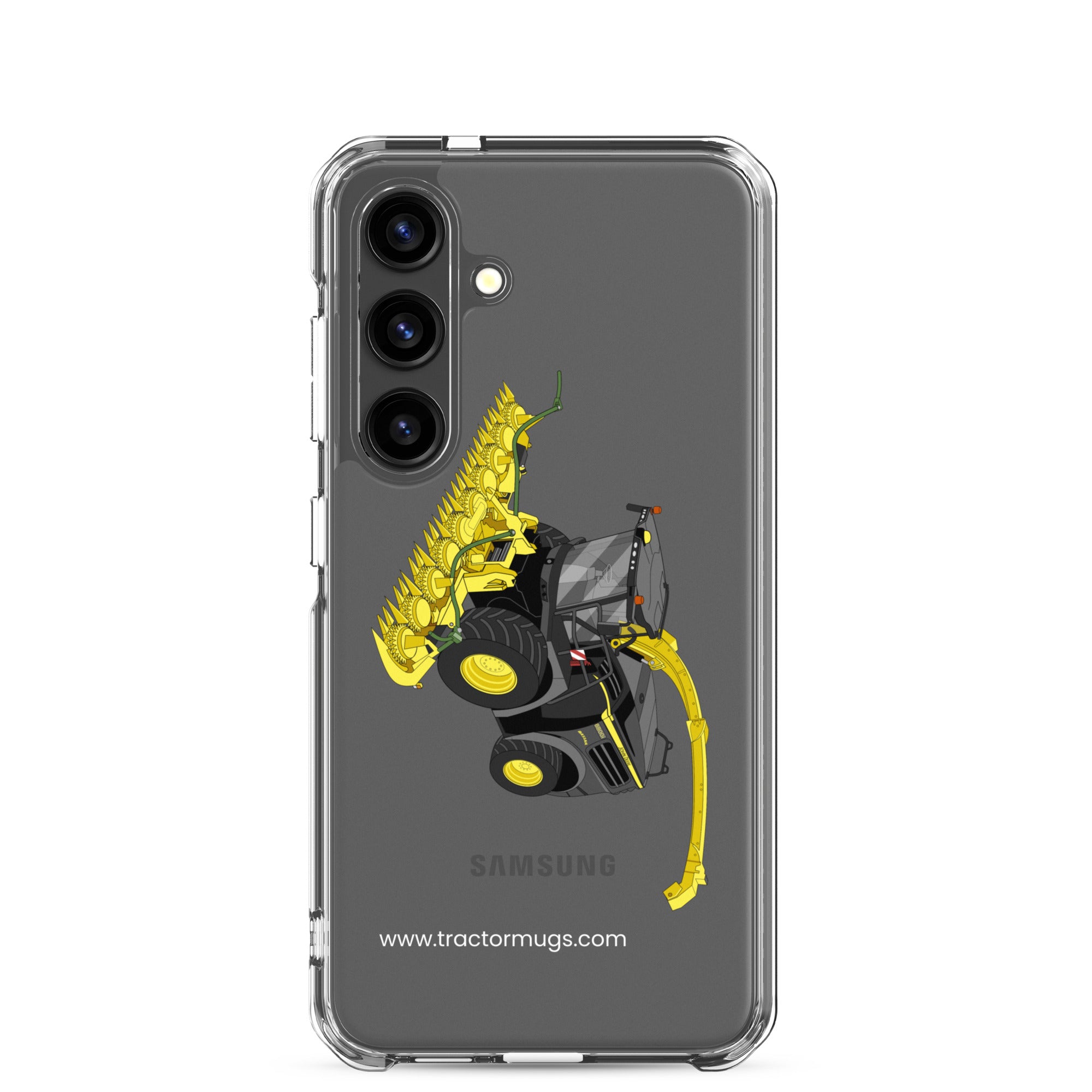 The Tractor Mugs Store Samsung Galaxy S24 John Deere 8800 Black Beauty Silage Harvester | Clear Case for Samsung® Quality Farmers Merch