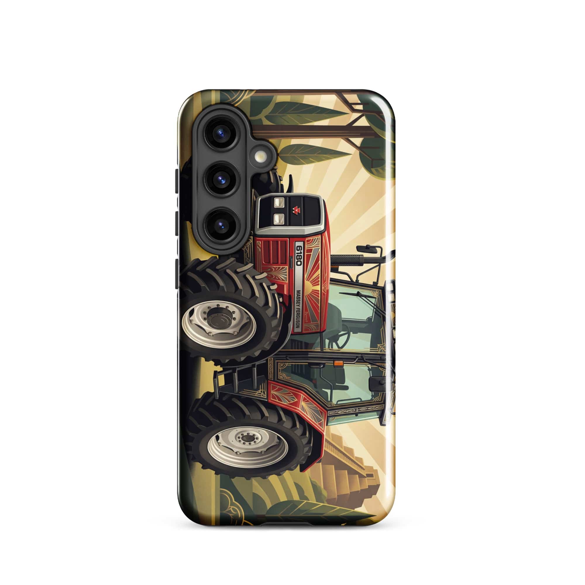 The Tractor Mugs Store Samsung Galaxy S24 Massey Ferguson 6180 | Art Deco Tough case for Samsung® Quality Farmers Merch