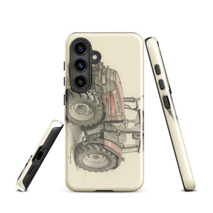 The Tractor Mugs Store Samsung Galaxy S24 McCormick MTX 150 Signature Edition Pencil Sketch | Tough case for Samsung® Quality Farmers Merch