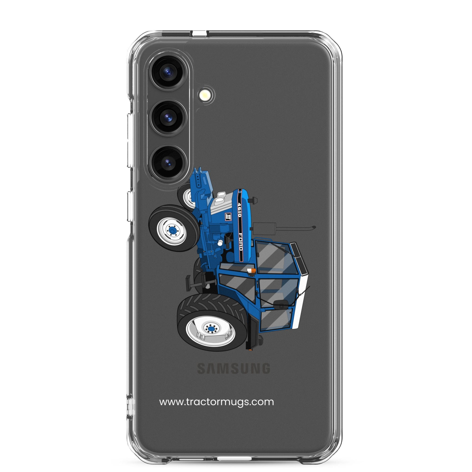 The Tractor Mugs Store Samsung Galaxy S24 Plus Ford 4610 2WD | Clear Case for Samsung® Quality Farmers Merch
