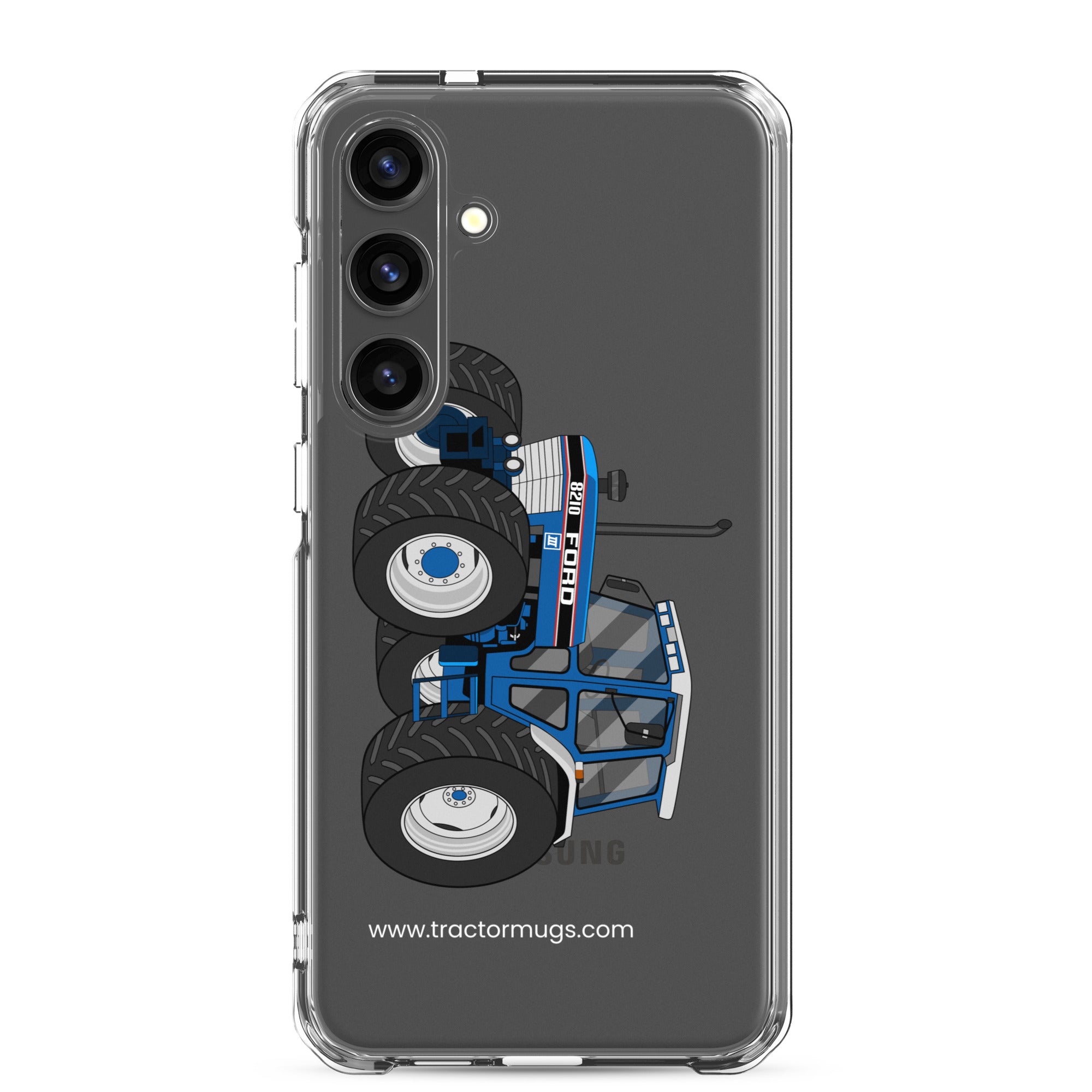 The Tractor Mugs Store Samsung Galaxy S24 Plus Ford 8210 4WD | Clear Case for Samsung® Quality Farmers Merch