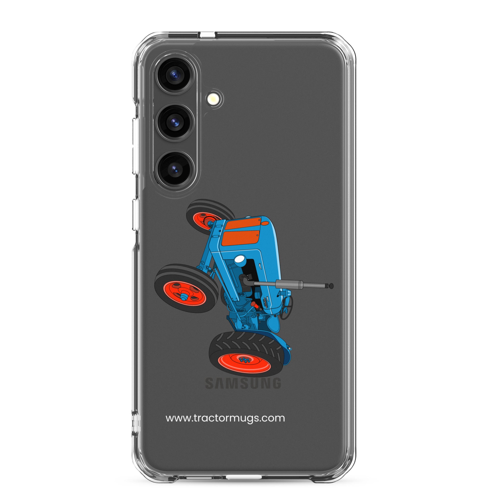 The Tractor Mugs Store Samsung Galaxy S24 Plus Fordson Super Dexta | Clear Case for Samsung® Quality Farmers Merch