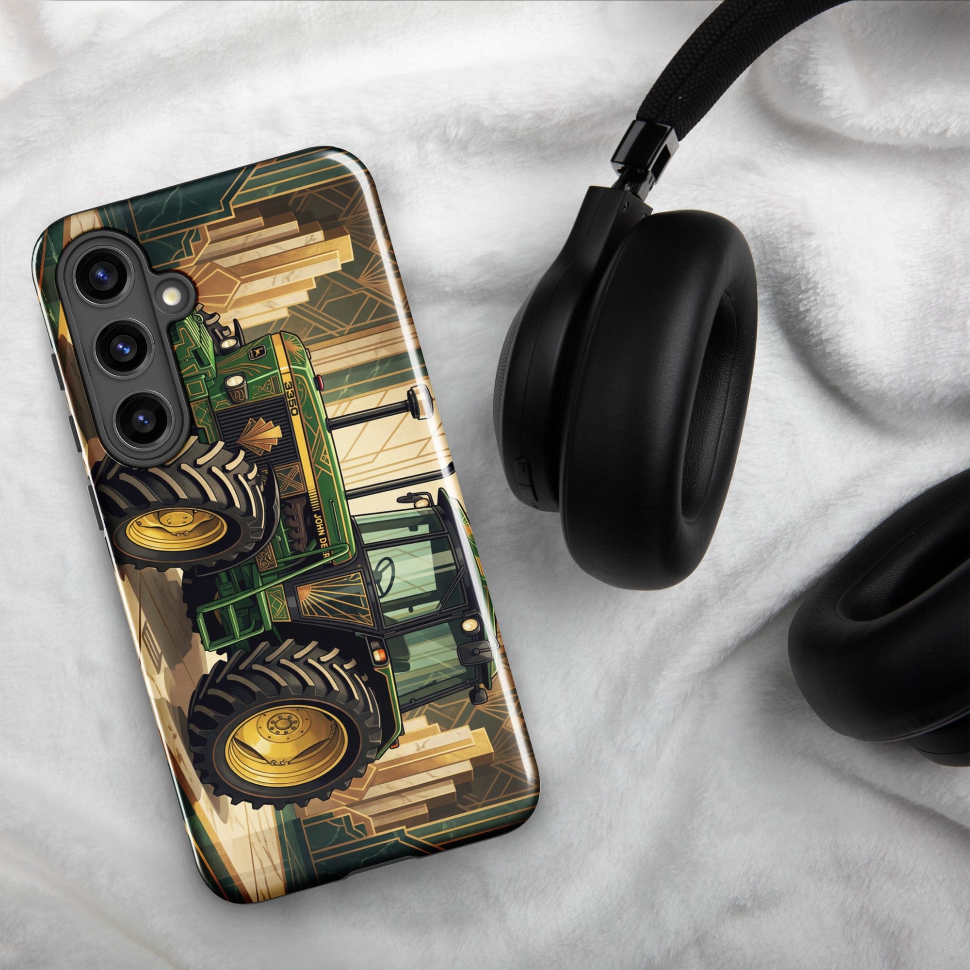 The Tractor Mugs Store Samsung Galaxy S24 Plus John Deere 3350 | Art Deco Tough case for Samsung® Quality Farmers Merch