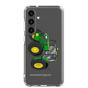 The Tractor Mugs Store Samsung Galaxy S24 Plus John Deere 6155 M | Clear Case for Samsung® Quality Farmers Merch