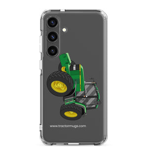 The Tractor Mugs Store Samsung Galaxy S24 Plus John Deere 6900  | Clear Case for Samsung® Quality Farmers Merch