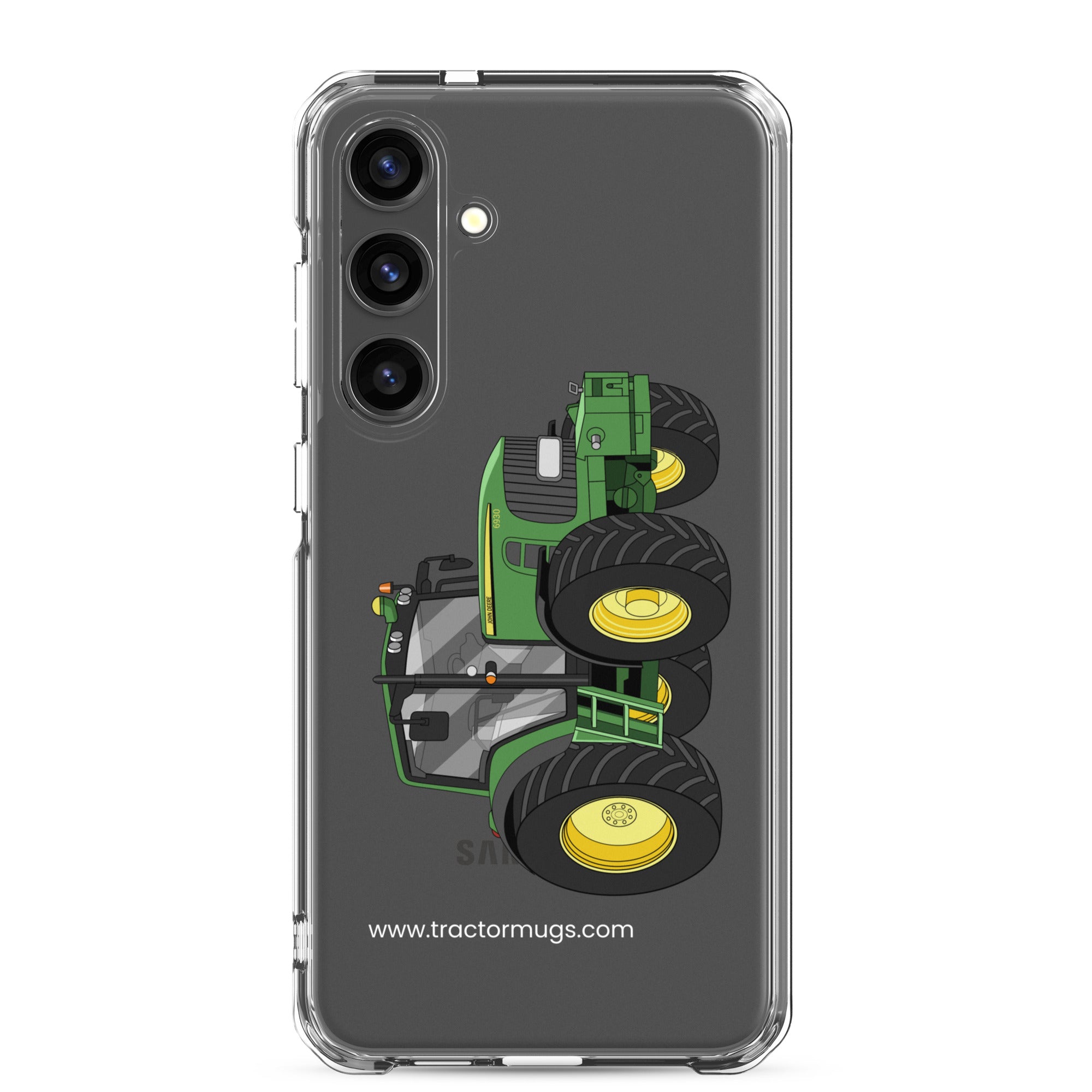 The Tractor Mugs Store Samsung Galaxy S24 Plus John Deere 6930 Premium | Clear Case for Samsung® Quality Farmers Merch