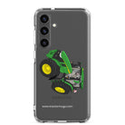 The Tractor Mugs Store Samsung Galaxy S24 Plus John Deere 7R 350 auto power | Clear Case for Samsung® Quality Farmers Merch
