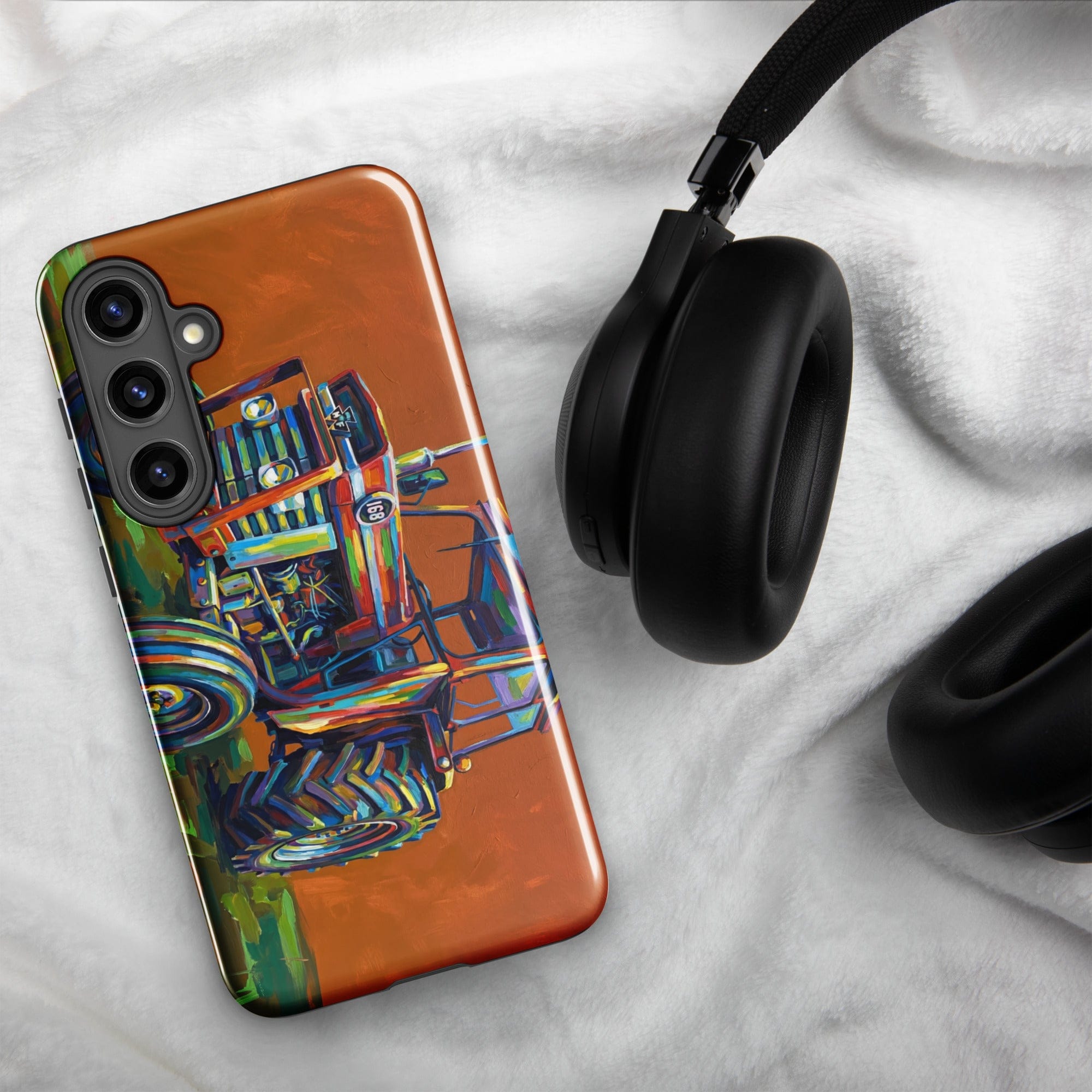 The Tractor Mugs Store Samsung Galaxy S24 Plus Massey Ferguson 168 | Splash Art Tough case for Samsung® Quality Farmers Merch