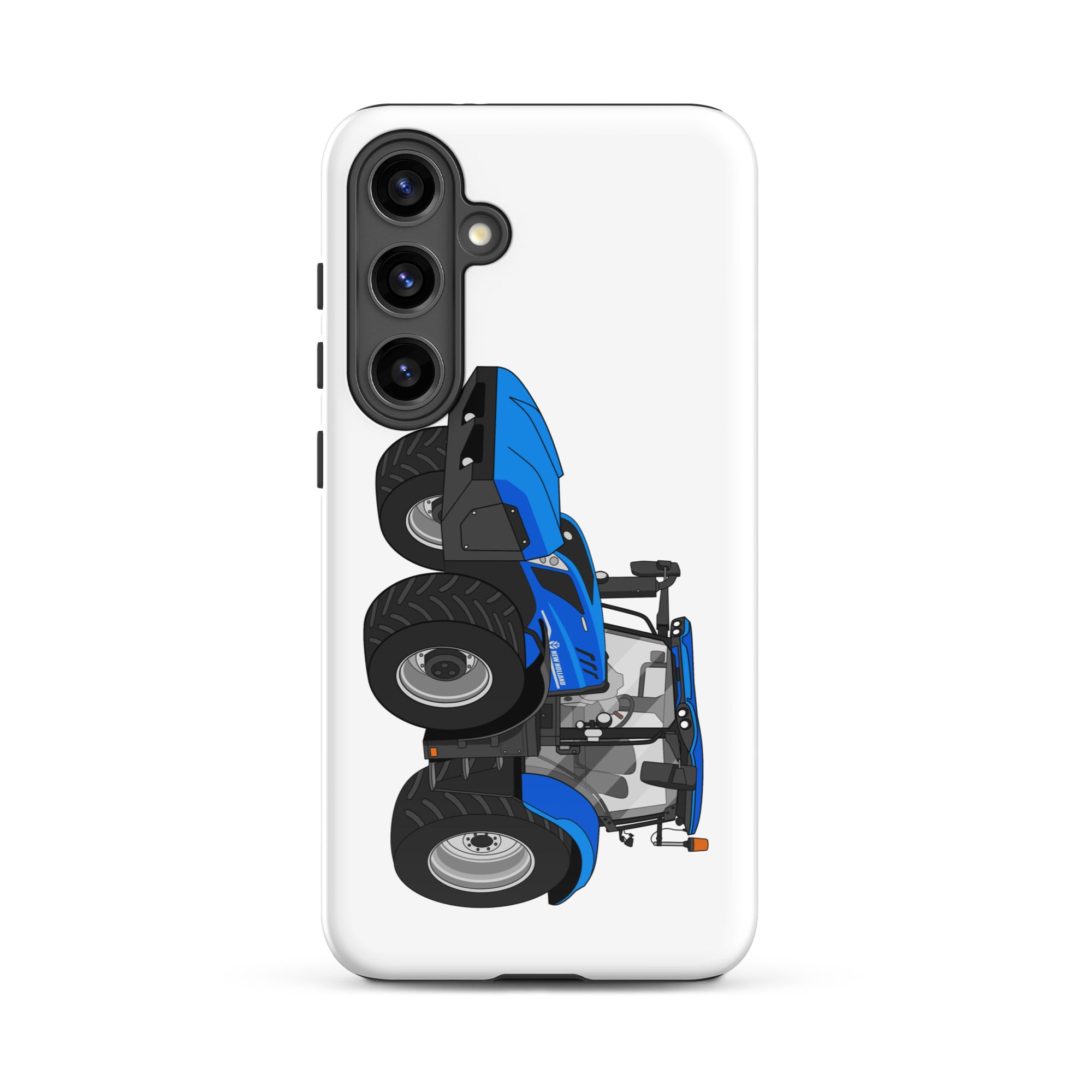 The Tractor Mugs Store Samsung Galaxy S24 Plus New Holland T6 180 Methane | Tough case for Samsung® Quality Farmers Merch