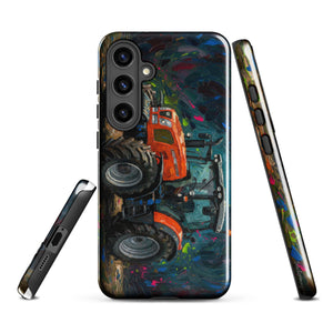 The Tractor Mugs Store Samsung Galaxy S24 Plus SAME Explorer 105 (Stage V) Splash Art | Tough case for Samsung® Quality Farmers Merch