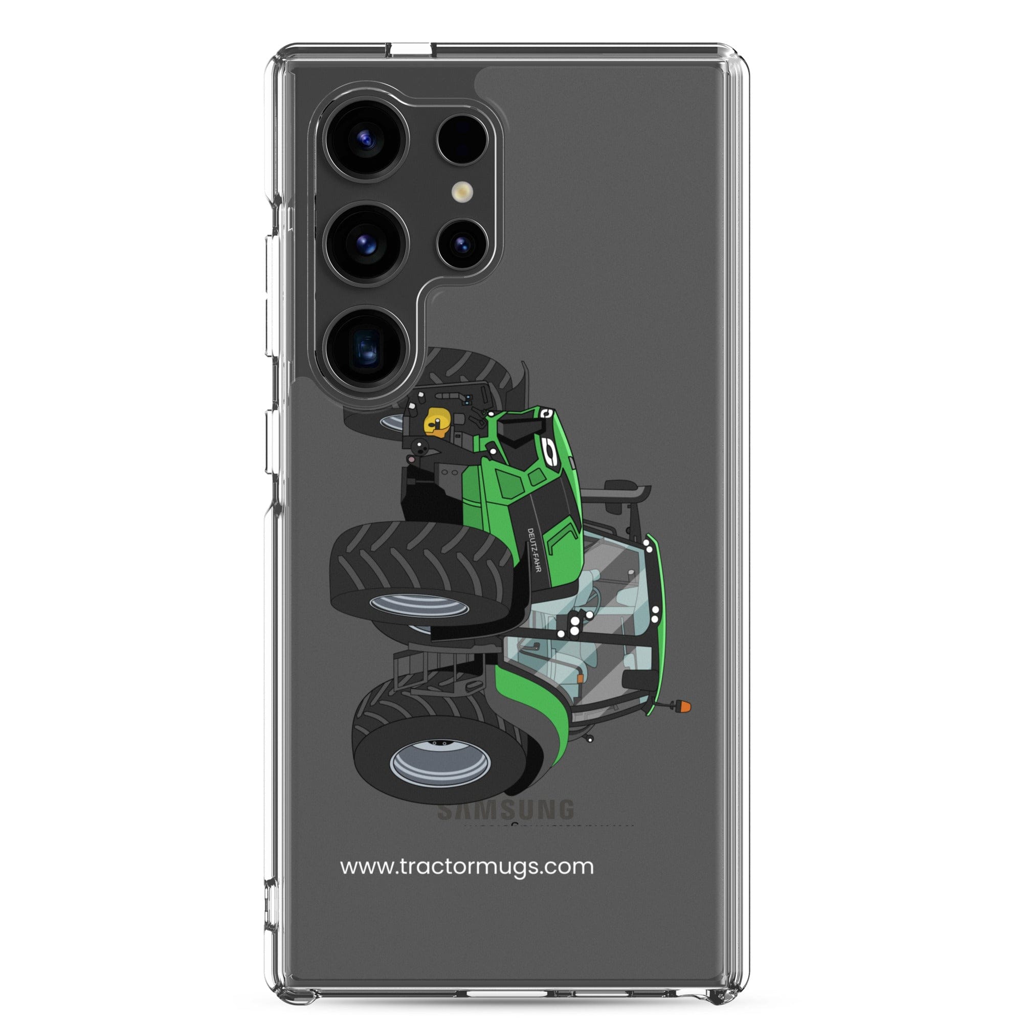 The Tractor Mugs Store Samsung Galaxy S24 Ultra Deutz - Fahr Agrotron 7250 Ttv | Clear Case for Samsung® Quality Farmers Merch