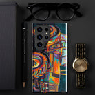 The Tractor Mugs Store Samsung Galaxy S24 Ultra Deutz Fahr DX 140 | Splash Art Tough case for Samsung® Quality Farmers Merch