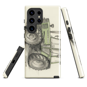 The Tractor Mugs Store Samsung Galaxy S24 Ultra Fendt 308 LSA 4WD Pencil Sketch | Tough case for Samsung® Quality Farmers Merch
