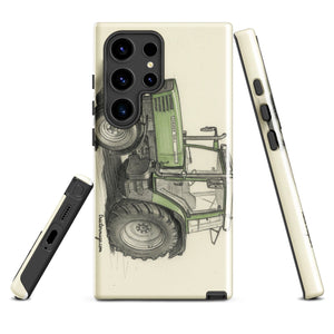 The Tractor Mugs Store Samsung Galaxy S24 Ultra Fendt Farmer 308 C Pencil Sketch | Tough case for Samsung® Quality Farmers Merch