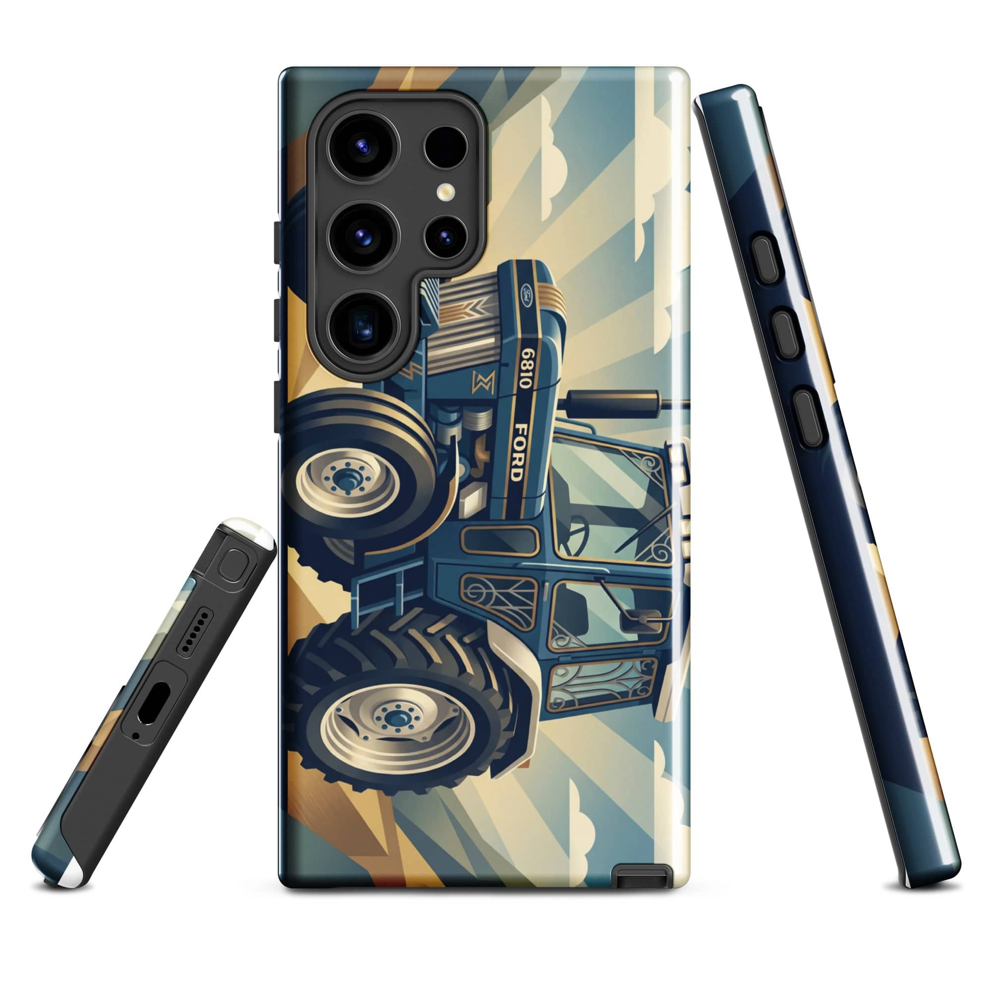 The Tractor Mugs Store Samsung Galaxy S24 Ultra Ford 6810 2WD | Art Deco Tough case for Samsung® Quality Farmers Merch