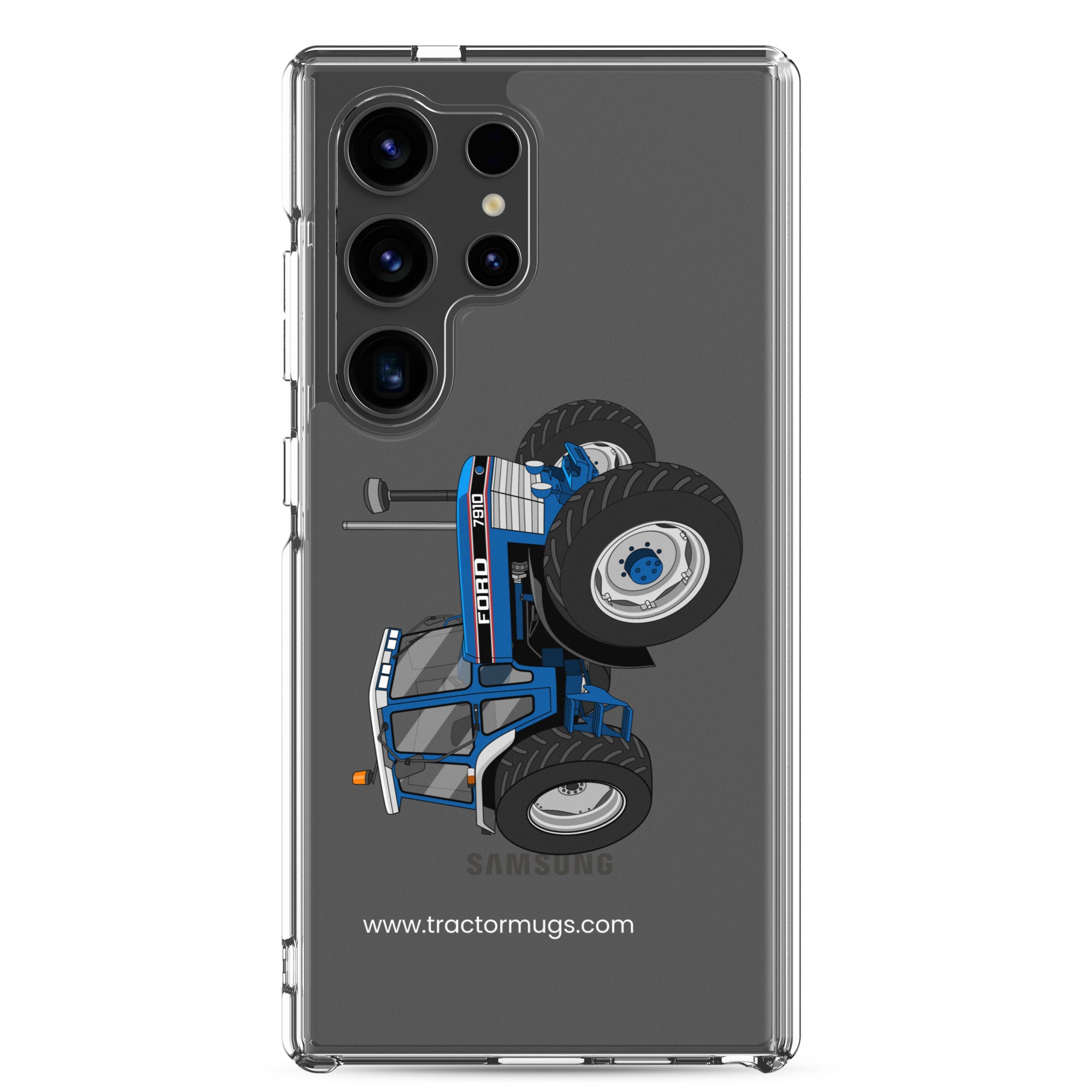 The Tractor Mugs Store Samsung Galaxy S24 Ultra Ford 7910 | Clear Case for Samsung® Quality Farmers Merch