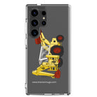 The Tractor Mugs Store Samsung Galaxy S24 Ultra JCB 3C II Backhoe | Clear Case for Samsung® Quality Farmers Merch