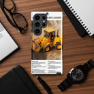 The Tractor Mugs Store Samsung Galaxy S24 Ultra JCB 415 Loader Advert | Tough case for Samsung® Quality Farmers Merch
