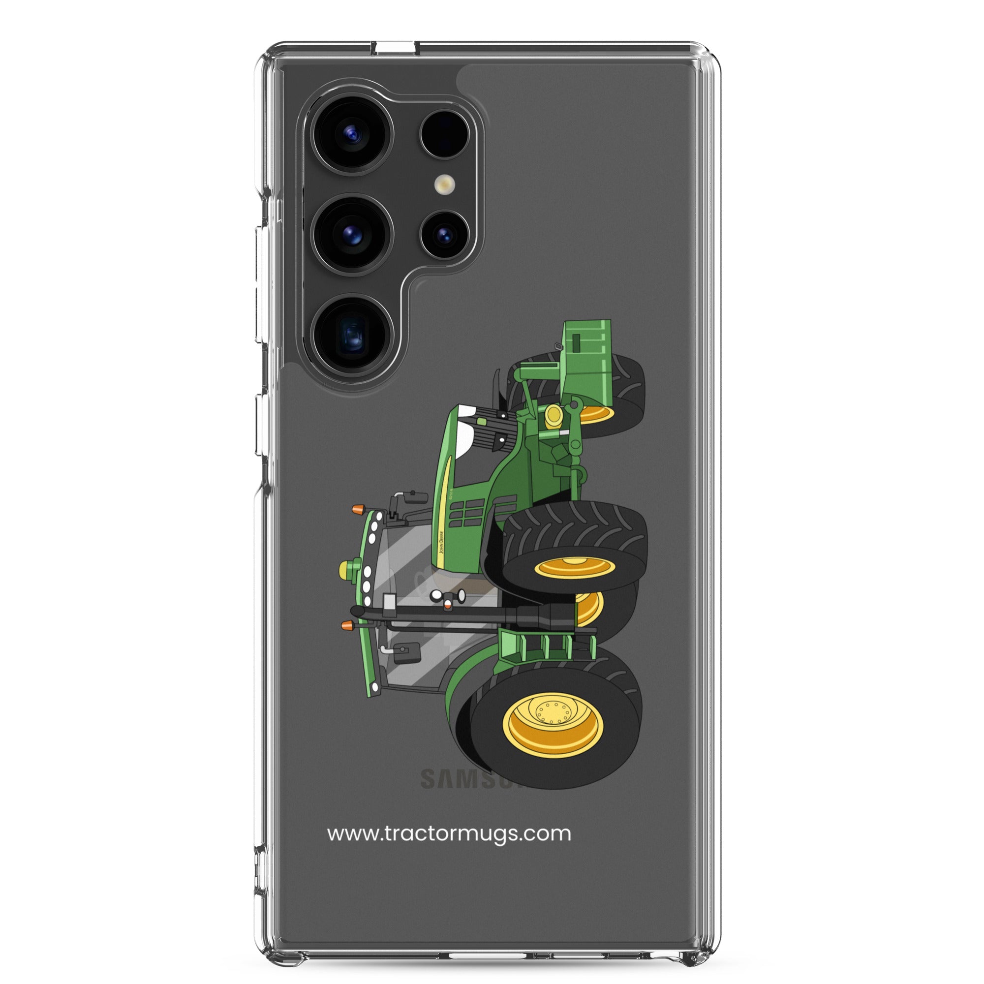 The Tractor Mugs Store Samsung Galaxy S24 Ultra John Deere 6210 R | Clear Case for Samsung® Quality Farmers Merch
