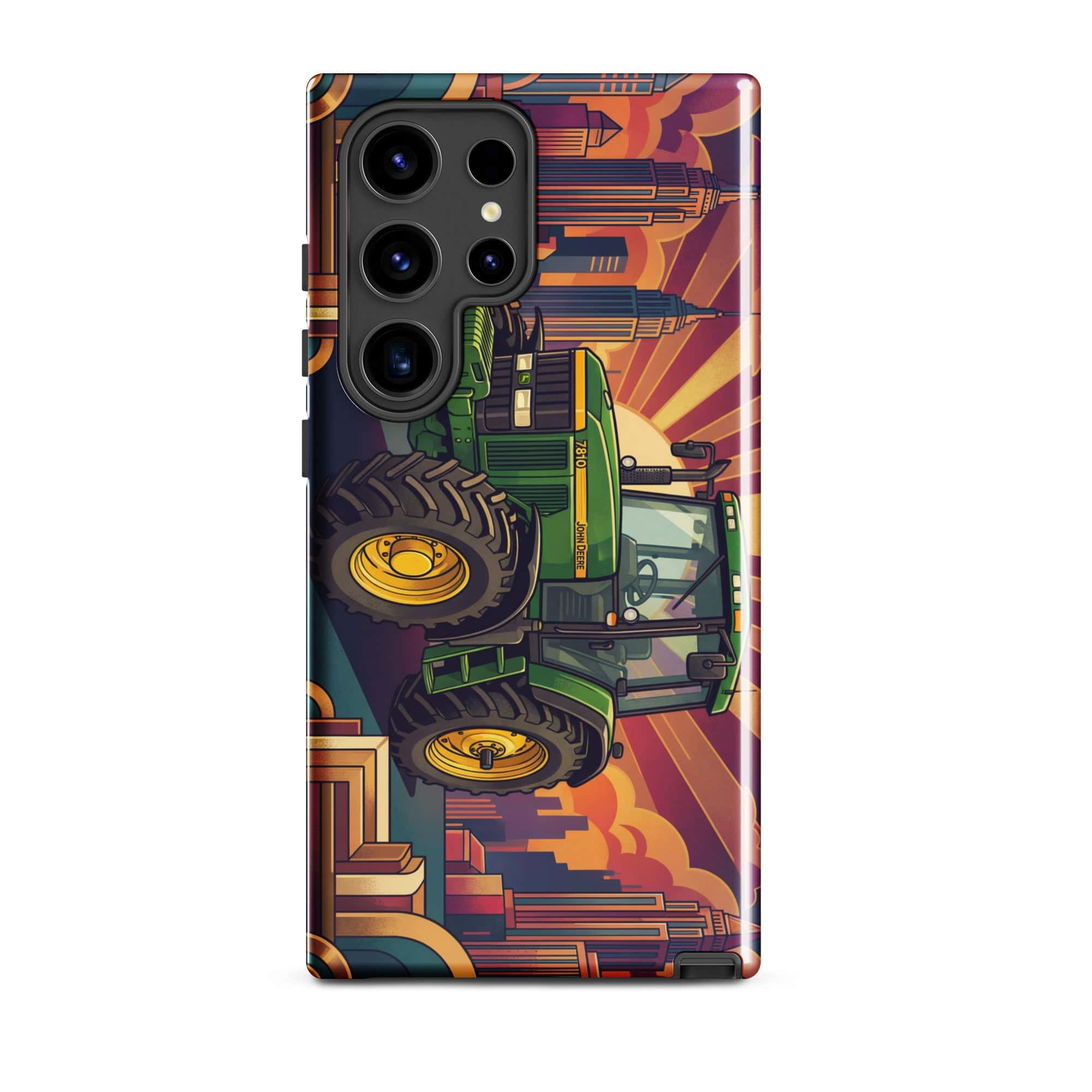 The Tractor Mugs Store Samsung Galaxy S24 Ultra John Deere 7810 | Art Deco Tough case for Samsung® Quality Farmers Merch