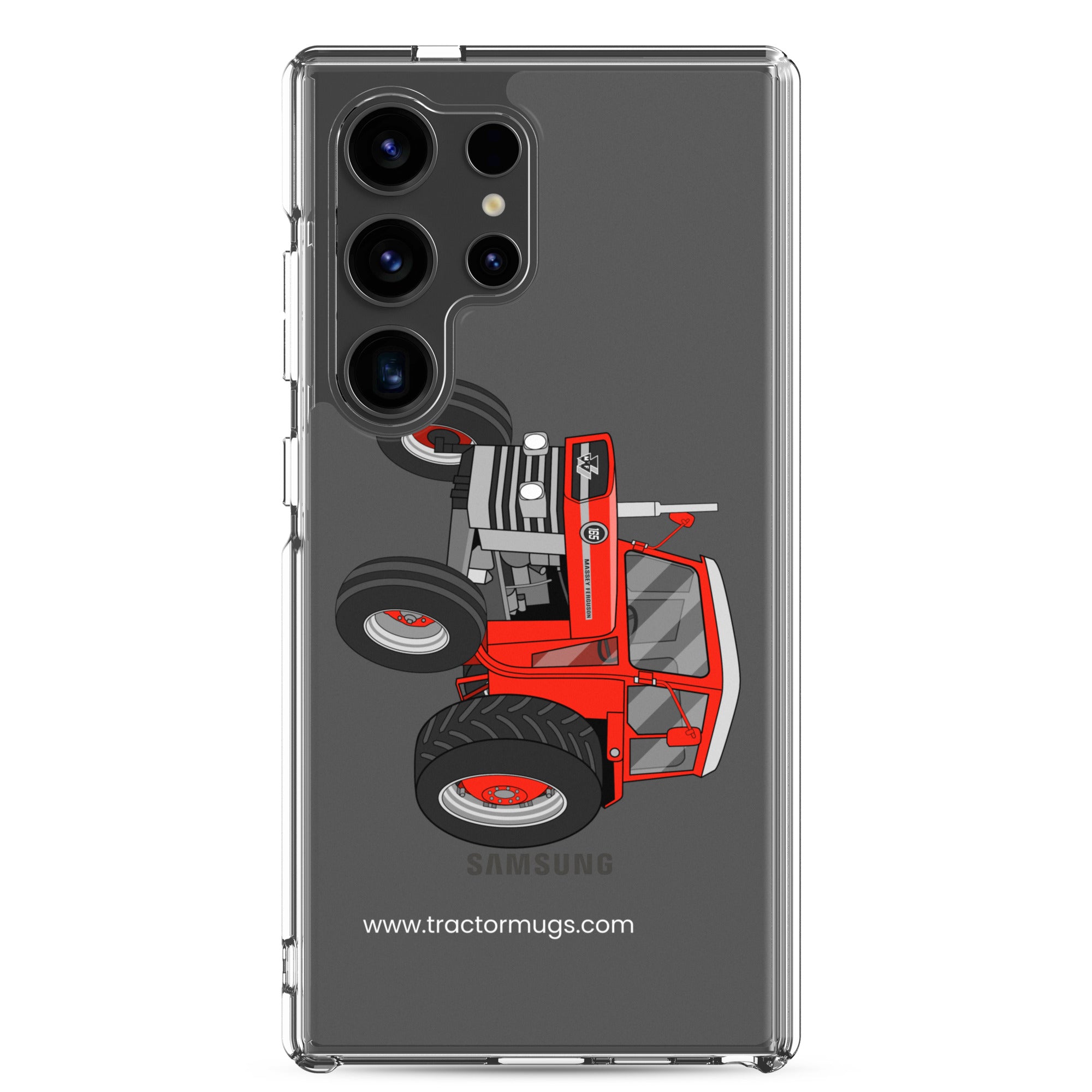 The Tractor Mugs Store Samsung Galaxy S24 Ultra Massey Ferguson 165 | Clear Case for Samsung® Quality Farmers Merch