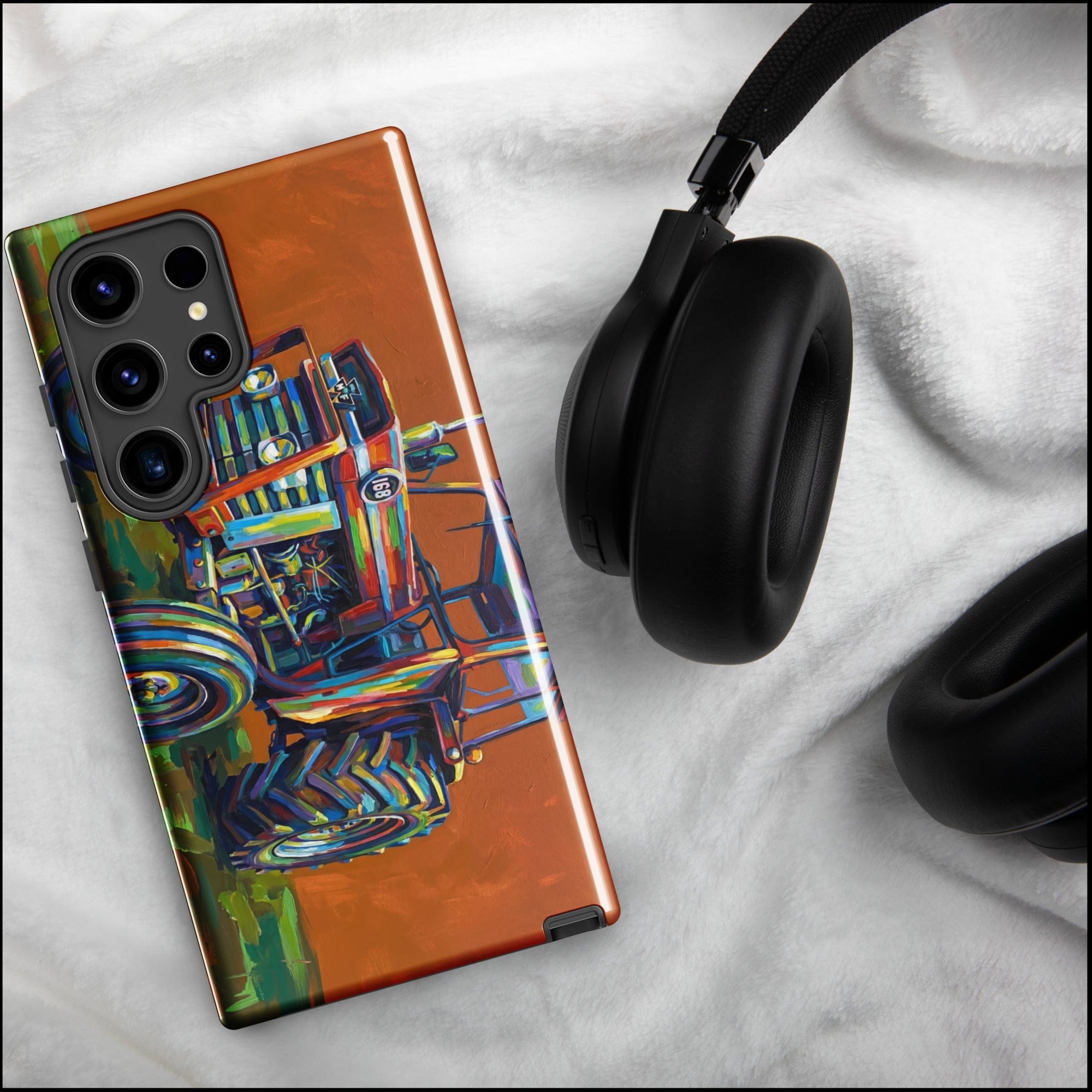 The Tractor Mugs Store Samsung Galaxy S24 Ultra Massey Ferguson 168 | Splash Art Tough case for Samsung® Quality Farmers Merch