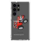 The Tractor Mugs Store Samsung Galaxy S24 Ultra Massey Ferguson 185  |  Clear Case for Samsung® Quality Farmers Merch