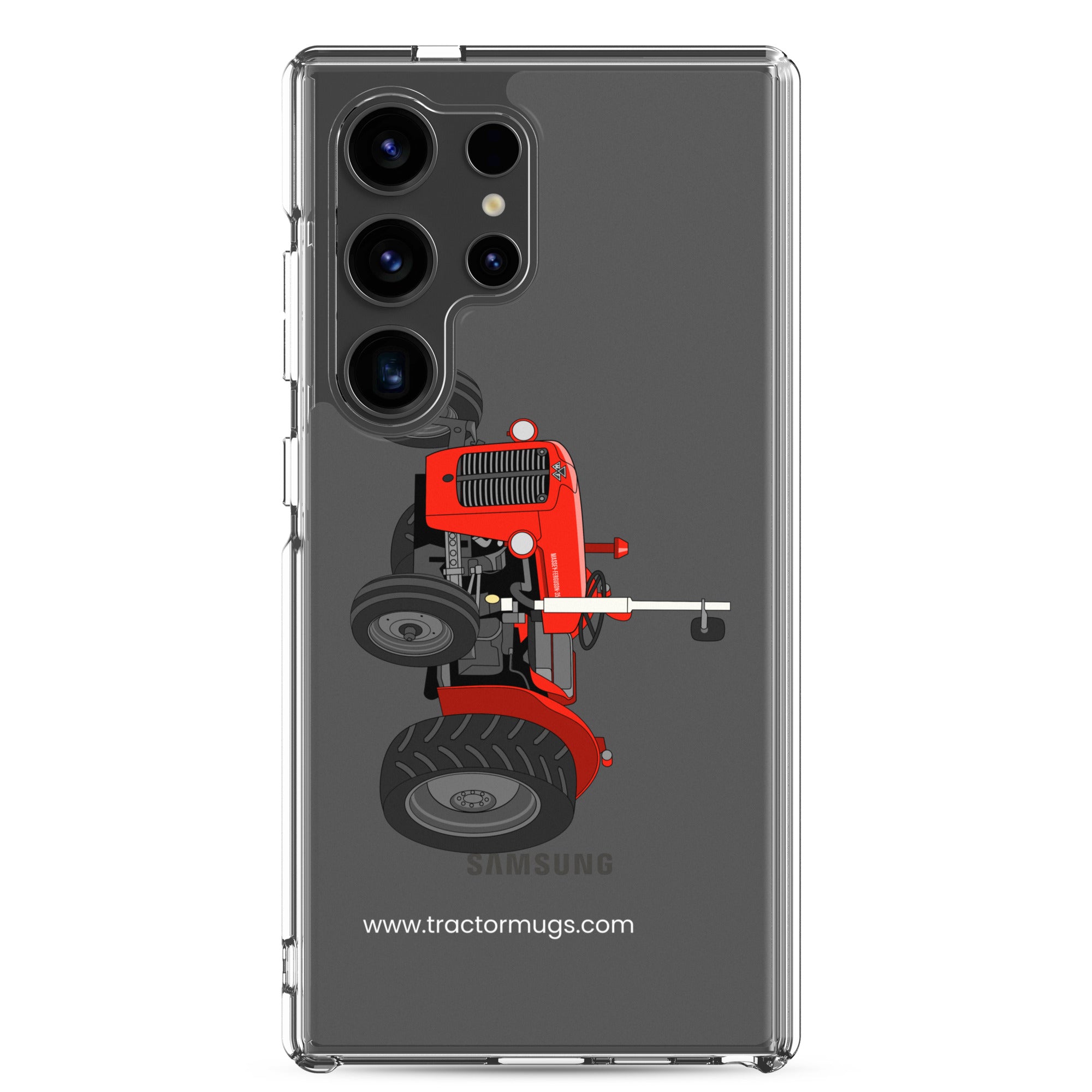 The Tractor Mugs Store Samsung Galaxy S24 Ultra Massey Ferguson 35X | Clear Case for Samsung® Quality Farmers Merch