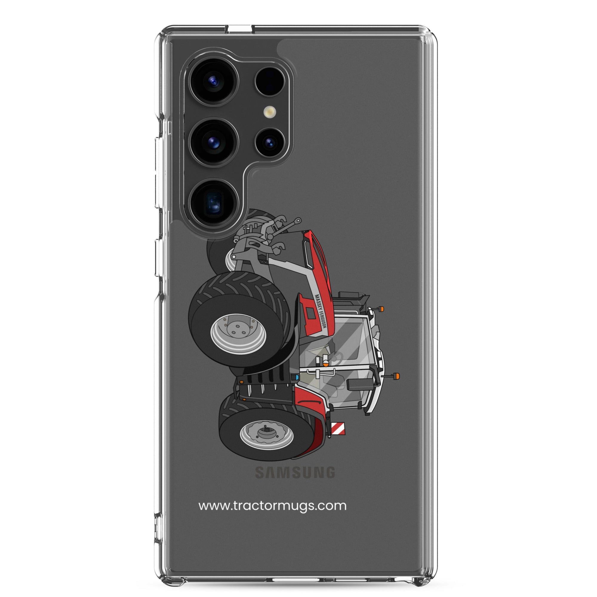 The Tractor Mugs Store Samsung Galaxy S24 Ultra Massey Ferguson 9X | Clear Case for Samsung® Quality Farmers Merch