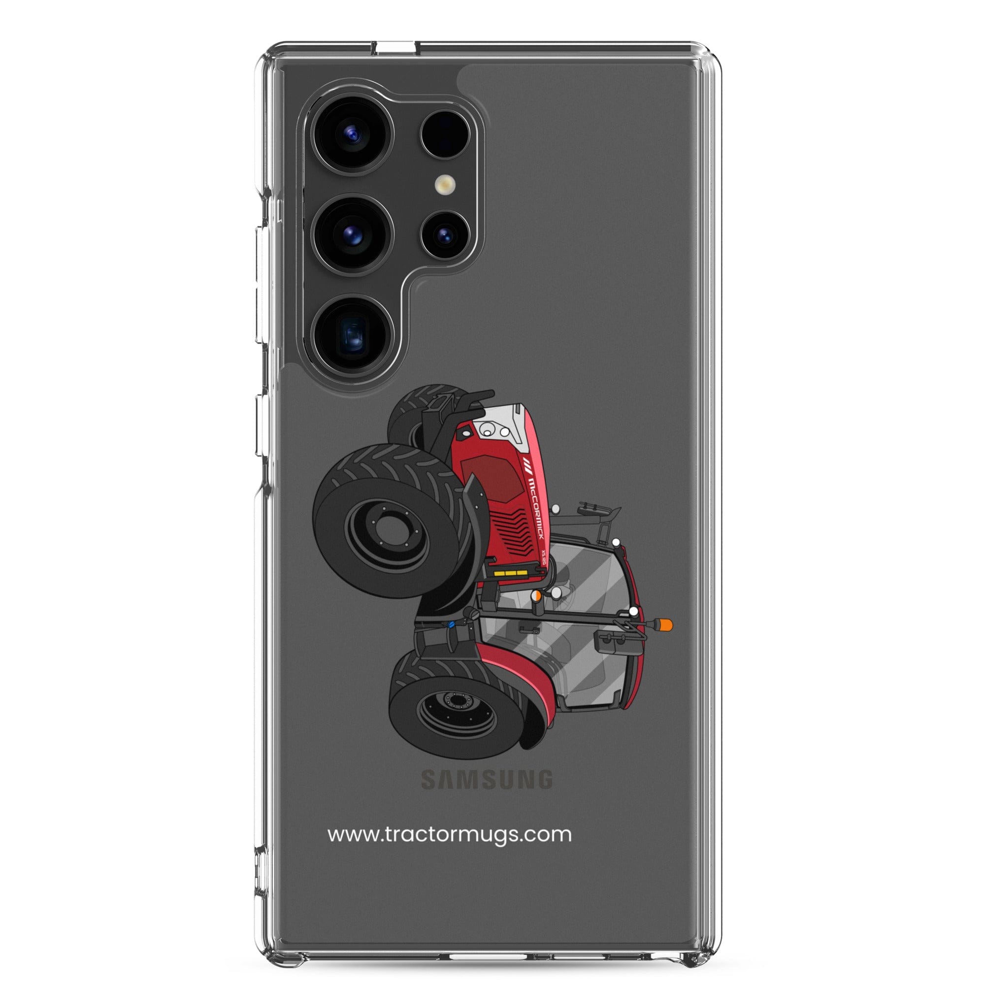 The Tractor Mugs Store Samsung Galaxy S24 Ultra McCormick X5 120 | Clear Case for Samsung® Quality Farmers Merch