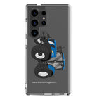 The Tractor Mugs Store Samsung Galaxy S24 Ultra New Holland The 7040-1 | Clear Case for Samsung® Quality Farmers Merch