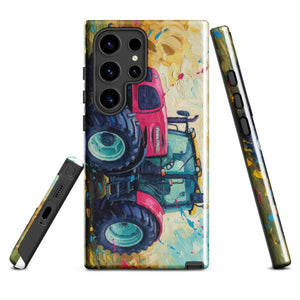 The Tractor Mugs Store Samsung Galaxy S24 Ultra Renault ares 696 rz Splash Art | Tough case for Samsung® Quality Farmers Merch