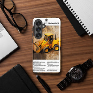 The Tractor Mugs Store Samsung Galaxy S25 JCB 415 Loader Advert | Tough case for Samsung® Quality Farmers Merch