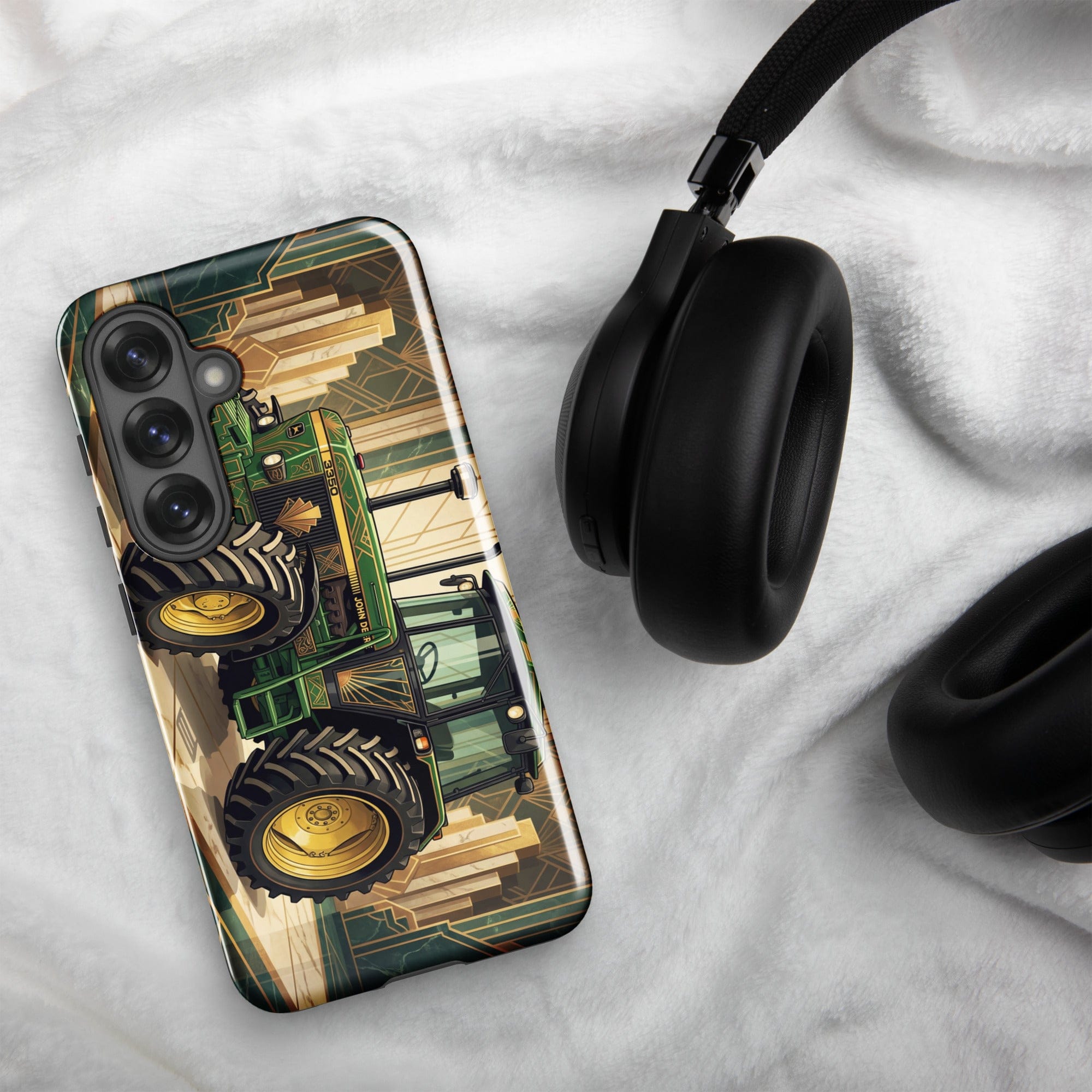 The Tractor Mugs Store Samsung Galaxy S25 John Deere 3350 | Art Deco Tough case for Samsung® Quality Farmers Merch